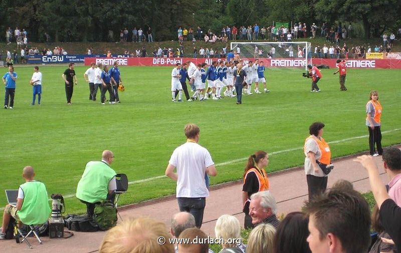 DFB Pokalspiel ASV Durlach - Bielefeld