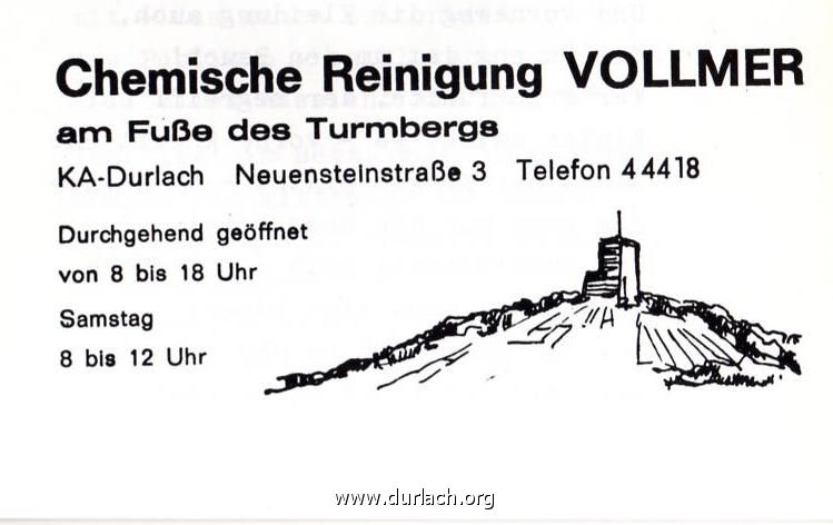 Reinigung Vollmer 1982