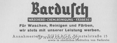Wscherei Bardusch 1951