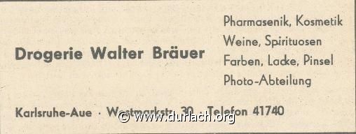 Drogerie Walter Bruer 1960