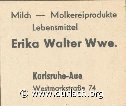 Milchhandlung Erika Walter Wwe. 1960