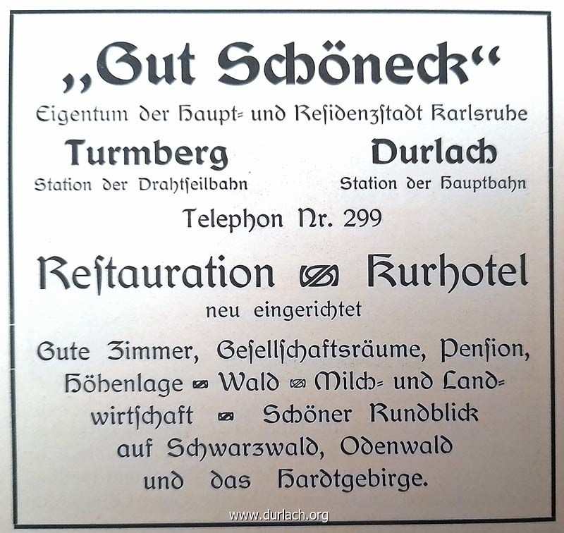 Gut Schneck 1913