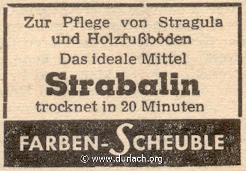 Farben Scheuble 1957
