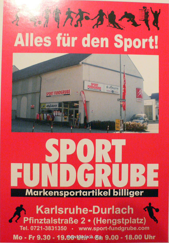 Sportfundgrube Sportgeschft