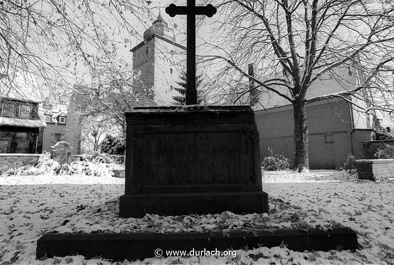 1988 - Alter Friedhof im Winter