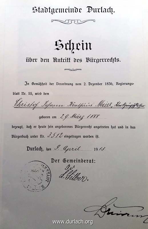 Brgerrecht 1913