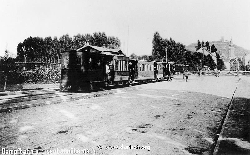 Dampfbahn Eisenbahnbergang