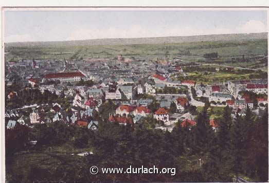 1943 - Blick vom Turmberg