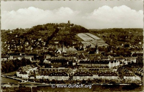 Durlach, berblick von Westen