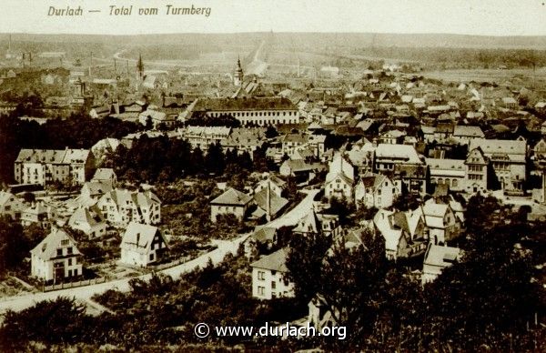 Durlach, Total vom Turmberg