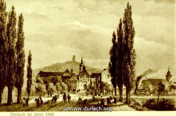 Durlach im Jahre 1844