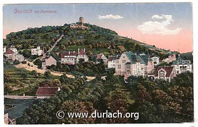Durlach mit Turmberg