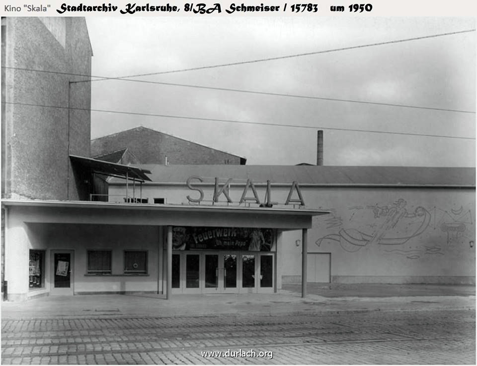 Kino Skala Pfinztalstr um 1950