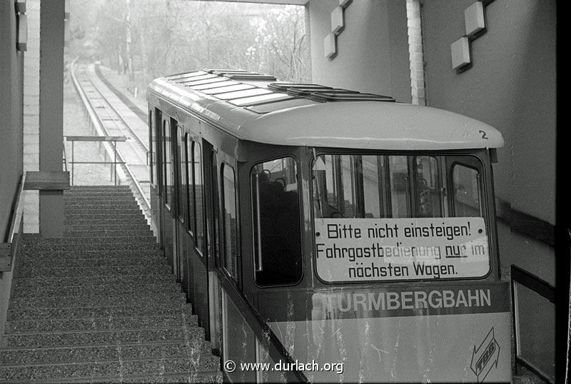 1988 - Talstation der Turmbergbahn