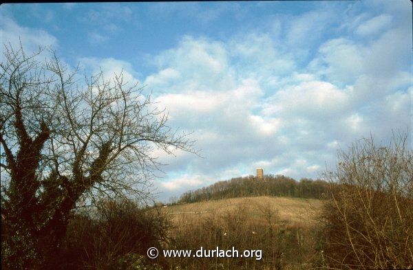 Blick auf den Turmberg, ca. 1980