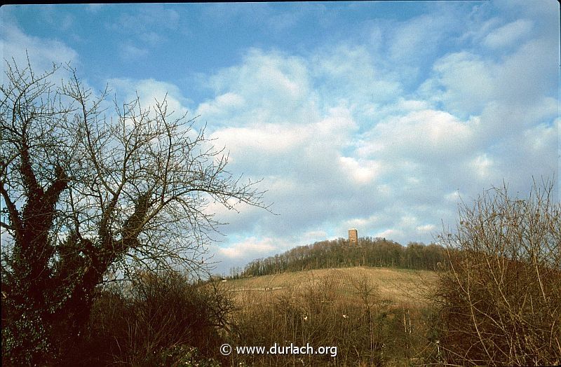 1982 - Blick auf den Turmberg