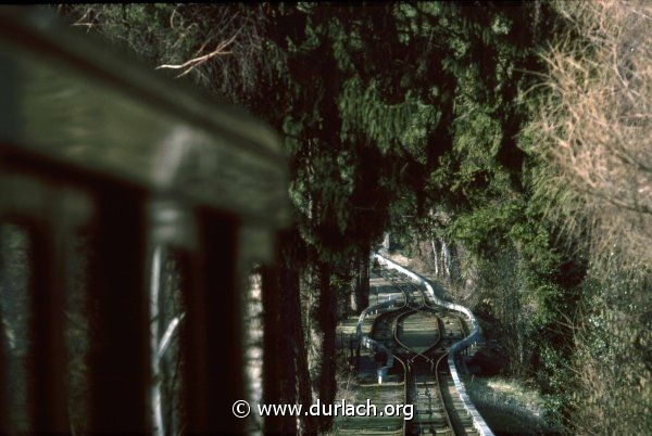In der Turmbergbahn, ca. 1983
