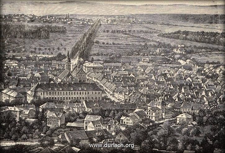 Blick von der Tumbergterrasse - 1880