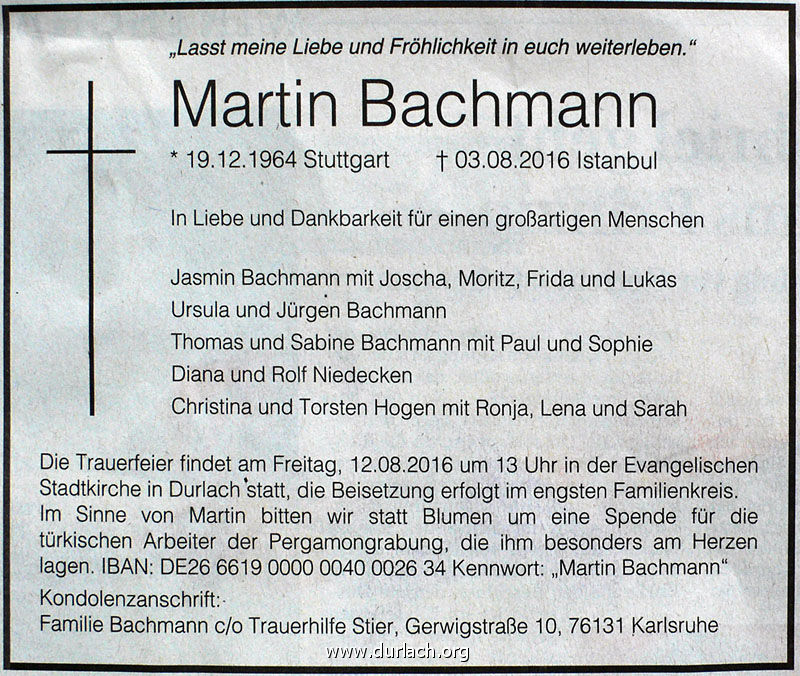 Dr. Martin Bachmann