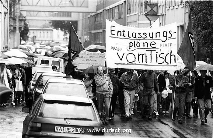 Pfaff Demonstration 1993