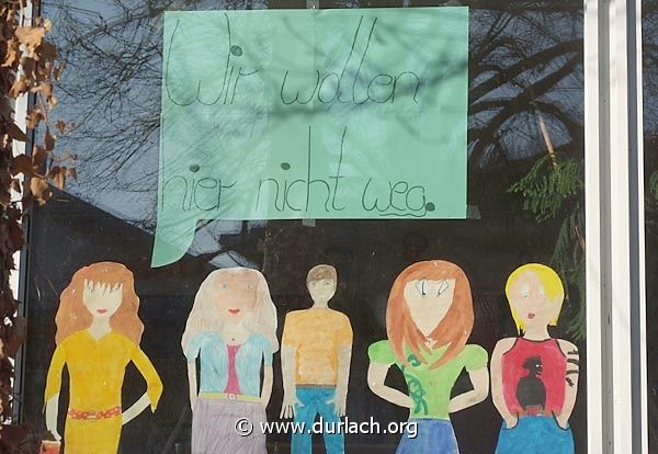 Protestaktion Schlossschule 2009