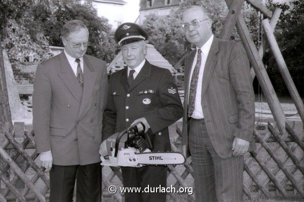 Feuerwehrmann Willi Hauck, ca. 1989