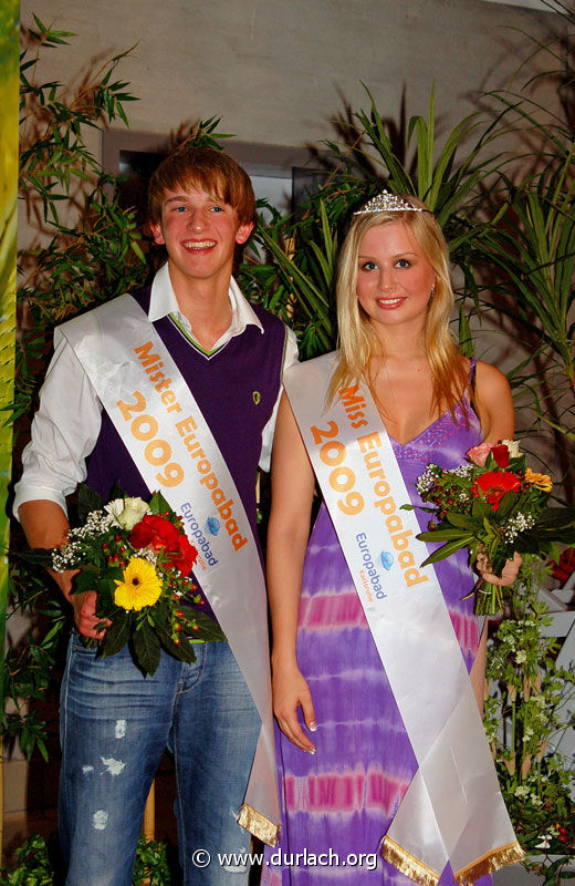 Durlacher sind Miss & Mister Europabad 2009
