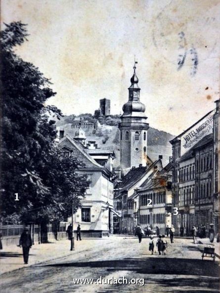Hauptstrasse nach Osten, um 1910