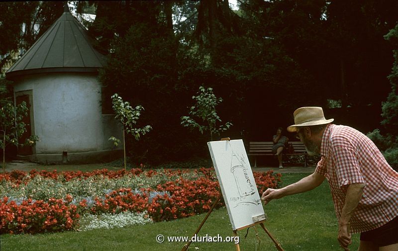 1982 - Kunstmaler im Schlossgarten