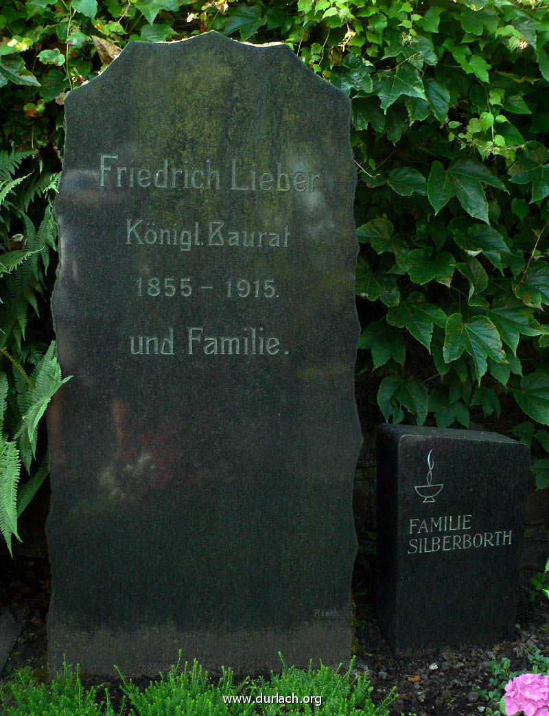 Grabstein Friedrich Lieber