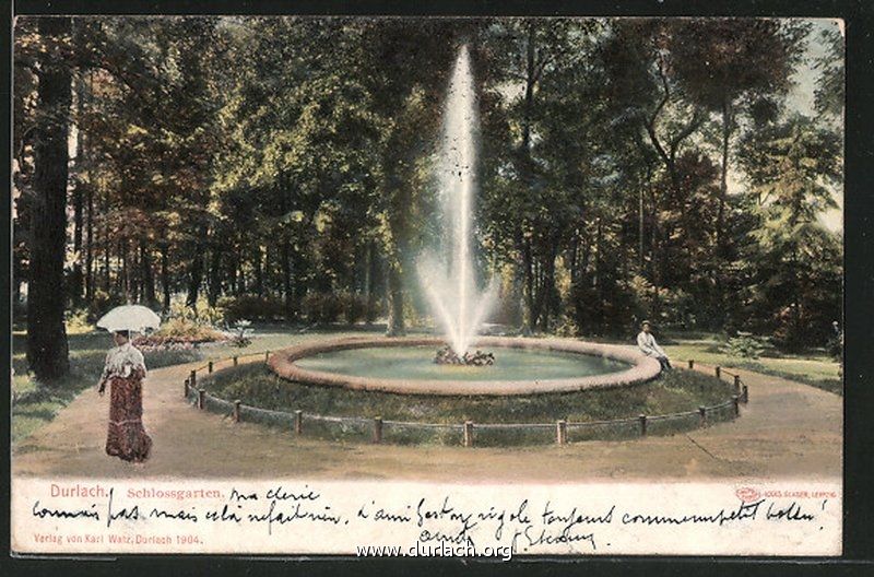 Schlogarten Springbrunnen