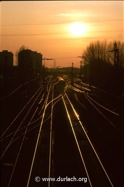 Eisenbahnstrecke, ca. 1980