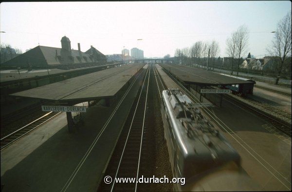 Bahnhof Durlach, ca. 1980