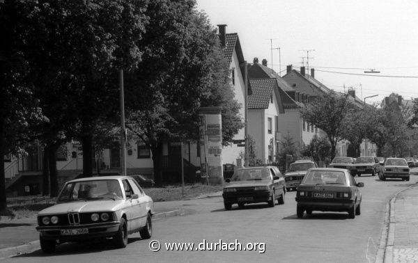 Verkehrsbelstigung in Untermhlsiedlung durch Wertkauf, ca. 1990