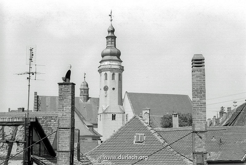 Blick aus der Amthausstrasse 20 - 1974