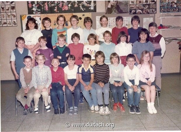 Schloschule Klasse 4 a 1983/1984