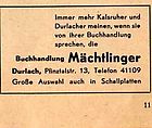 Buchhandlung Mchtlinger 1966