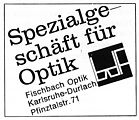 Optiker Fischbach 1982