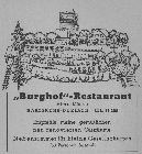 Burghof Restaurant 1951