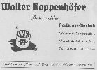 Maler Walter Koppenhfer