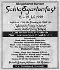 Sngerkartell Schlogartenfest