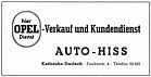Auto Hiss 1952