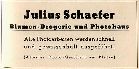 Blumendrogerie Julius Schaefer 1951