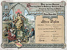 Lwenapotheke Ehren-Diplom Hermann Stein 1896