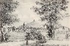 Ansicht Durlach 1842