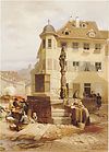 Marktbrunnen um 1860