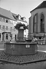 Marktplatz alter Brunnen 1962