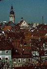 1980 - Blick von der Dachterrasse der Karlsburg
