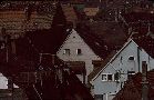 ca. 1988 - Blick von der Dachterrasse der Karlsburg