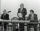 ffentliche Abrissdiskussion in der Karlsburg, ca. 1989